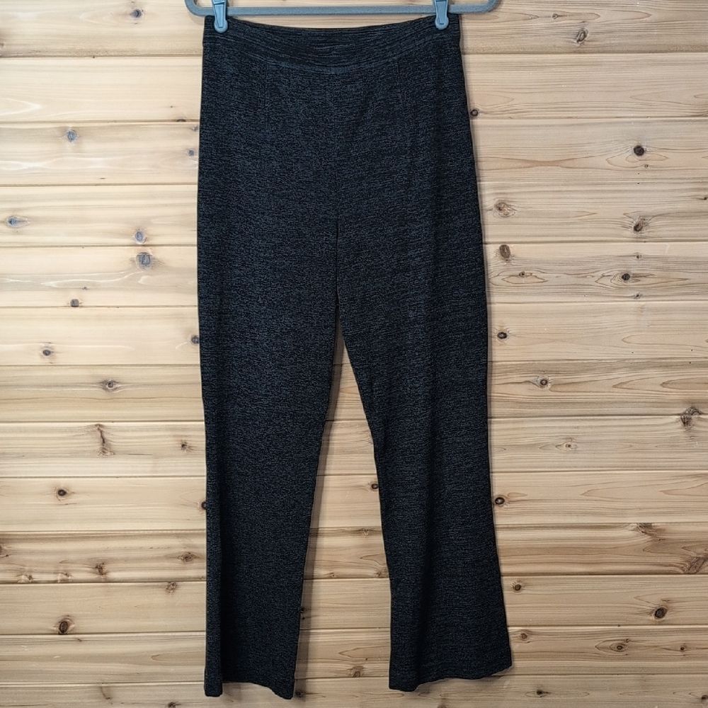 Misook‎ Pants Womens Small Gray Straight Leg Knit Pull On Career Classic